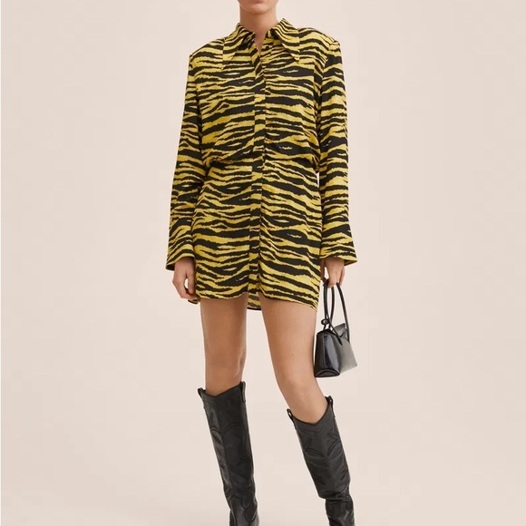 Mango shirt dress - Picture 1 of 4